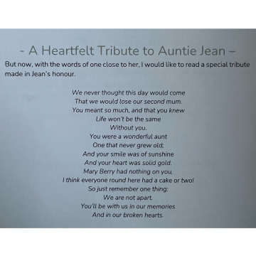 Notice Gallery for Jean MILLWARD