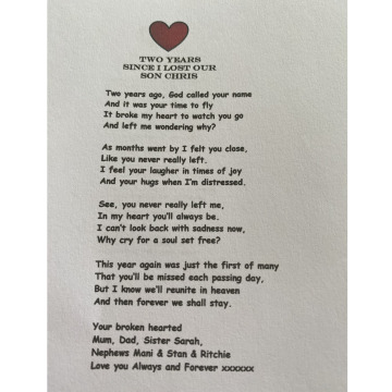 Photo for notice Christopher PACE