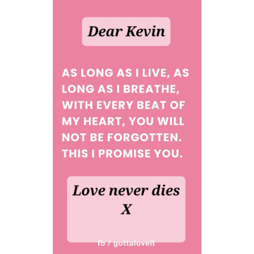 Photo for notice Kevin MIDDLETON