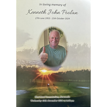 Notice Gallery for Kenneth John POOLAN