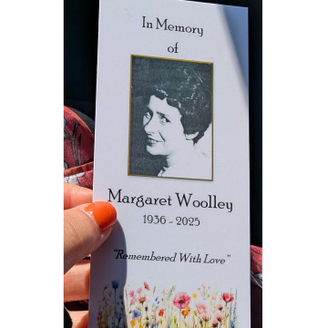 Notice Gallery for Margaret Maureen WOOLLEY
