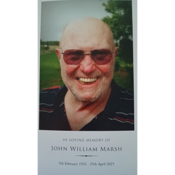 Photo for notice John William MARSH