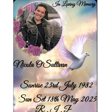 Photo for notice Nicola Jane O'SULLIVAN