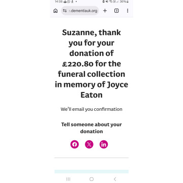 Photo for notice Joyce Bilton Eaton