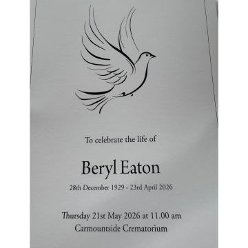Photo for notice Beryl EATON