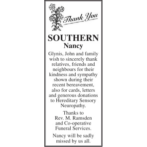 Photo of NANCY GLYNIS SOUTHERN