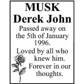 Photo of DEREK John