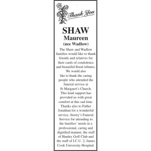 Photo of MAUREEN SHAW