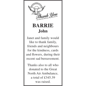 Photo of JOHN BARRIE