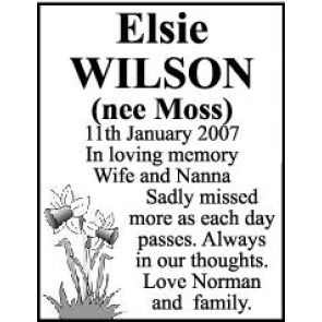 Photo of WILSON Elsie